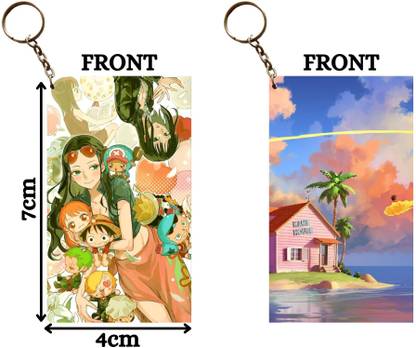 Hariyaali Enterprises LLP ROBIN TAKING CARE OF STRAW HATS X ROSHI HOUSE Unique Style 2 pcs Combo Key Chain
