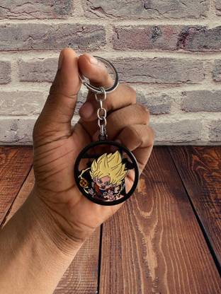 ANIME SAIYAN GOKU SPINNING 2 Key Chain