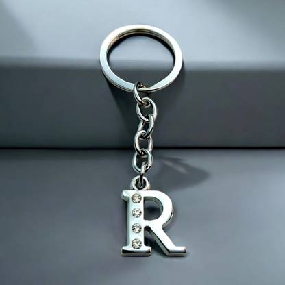 swagtreg Alphabet R Keychain / Keyring Key Chain