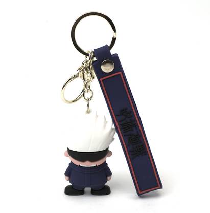 Daiyamondo Satoru Gojo Jujutsu Kaisen Anime 3D keychain With Long Ribbon Key Chain