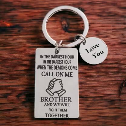 Shiv Jagdamba The Darkest Hour When The Demons Come Call On Me Keychain LCShivKey202361 Key Chain