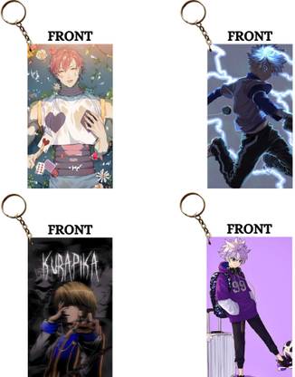 Hariyaali Enterprises LLP Hunter X Hunter HISOKA KILLUA AND KURAPIKA Unique Style 4 pcs Combo Key Chain