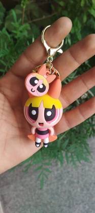 KCA attractive pvc powerpuff girl orange keychain Key Chain