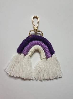 Kalasri Macrame rainbow Key Chain