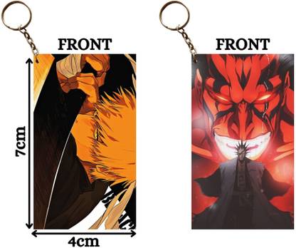 Hariyaali Enterprises LLP Bleach ICHIGO VS DEMON KENPACHI ZARIKI Unique Style 2 pcs Combo Key Chain