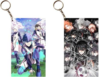 Hariyaali Enterprises LLP Blue Lock ISAGI ADDING ALL PUZZLE PIECES PLAYERS Anime Unique Style 2 pcs Combo Key Chain