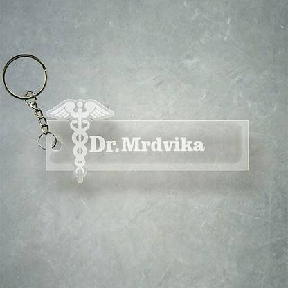 SY Gifts Doctor Logo Desigh With Mrdvika Name Key Chain