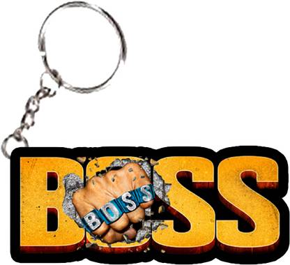 oll in one destination Boss Keychain Key Chain