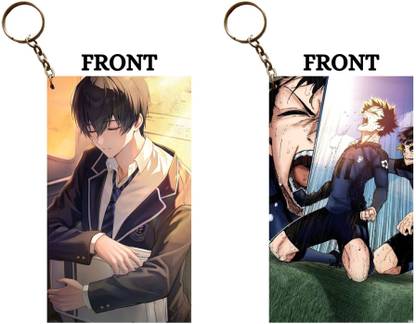 Hariyaali Enterprises LLP Blue Lock ISAGI AND BACHIRA WINNING THE MATCH Unique Style 2 pcs Combo Key Chain