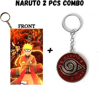 Hariyaali Enterprises LLP Naruto NARUTO ALL FORMS SAGE TO KURAMA Unique Style 2 pcs Combo Key Chain