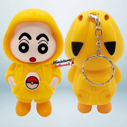 Miniatures Collectable Shinchan Face Expression Changing Keychain – Super Cute Key Chain