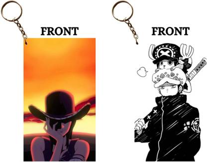Hariyaali Enterprises LLP OLD ROBIN WITH BIG HAT X LAW WITH CHOPPER Unique Style 2 pcs Combo Key Chain