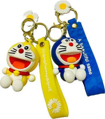 GKM Cute Doremon premium quality keychain combo set keyring Key Chain