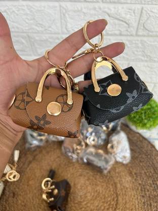 Radhya Accessories Mini Purse Coin Pouch With Keychain for Girls Coin pouch Pack of 2 Key Chain