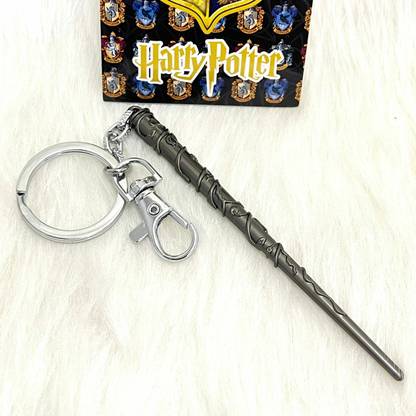 Mubco Harry Potter Hermione Granger Wand Metal Keychain Novelty Kids Toy Gift Key Chain