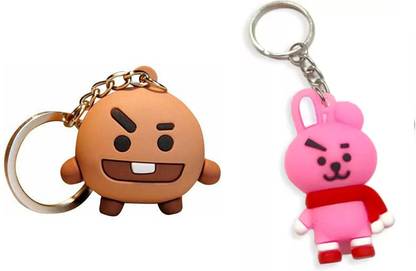 Newview SHOOKY COOKY BTS RUBBER KEYCHAIN Key Chain
