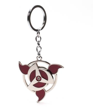 Daiyamondo Naruto Anime Kakashi Mangekyo Sharingan Fly Rotating Anime Metal Keychain Key Chain