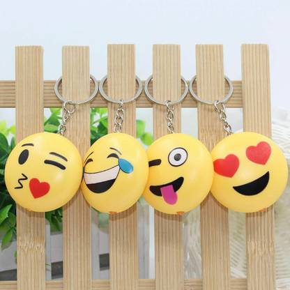 tirupaticollection Elegant and lovely Eye-catching Design Smiley Key Chains/Emoji Key Ring-3122 Key Chain