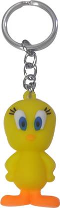 heeva creation Tweety 3D Keychain.1 Piece.(Color- Yellow). Key Chain