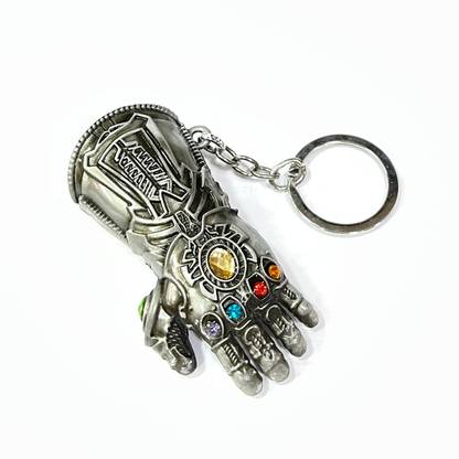WHITE POPCORN Thanos Infinity Gauntlet Bottle Opener Keychain Key Chain