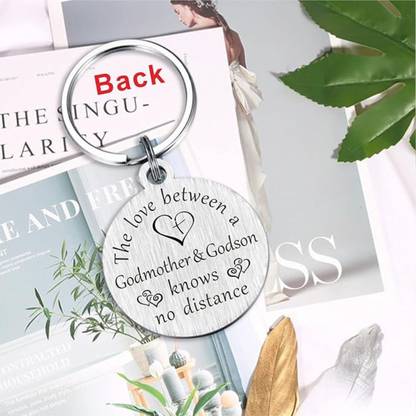 Shiv Jagdamba Godmother Keychain From Godson Baptism Gift for Women Men Jewelry Shivkey2024100 Key Chain