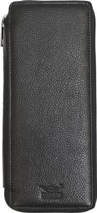MASKINO Blackish Genuine NDM Leather Bank Locker Key Pouch Medium Key Chain