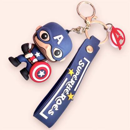 NSV Avengers Keychain Superhero Caption America Gifting Keyring Key Chain