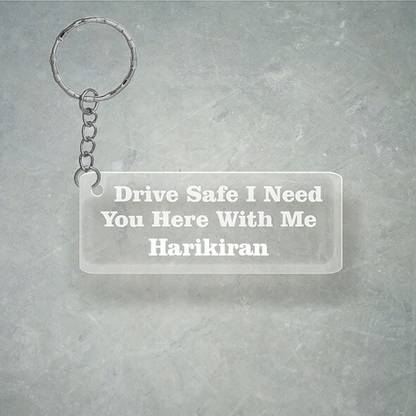 SY Gifts Drive SafeDesign With Harikiran Name Key Chain