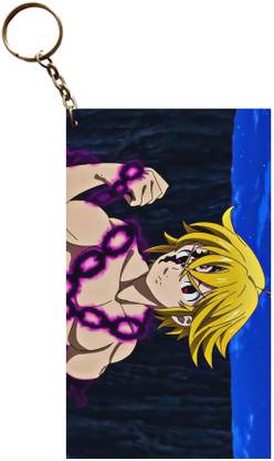 Hariyaali Enterprises LLP Seven Deadly Sins MELIODAS HOLDING CHAINS WHICH HOLDING HIM Anime Key Chain