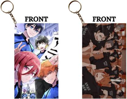 Hariyaali Enterprises LLP KUNIGAMI AND CHIGIRI X KARASUNO TEAM WINNING Unique Style 2 pcs Combo Key Chain