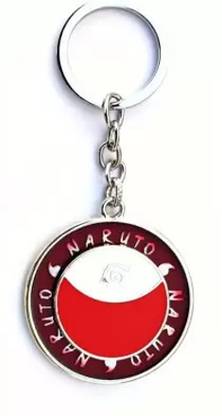SUDOPERS Stylish Naruto Uchiha Clan Logo Red Sharingan Keychain - Uchiha Keychain Key Chain