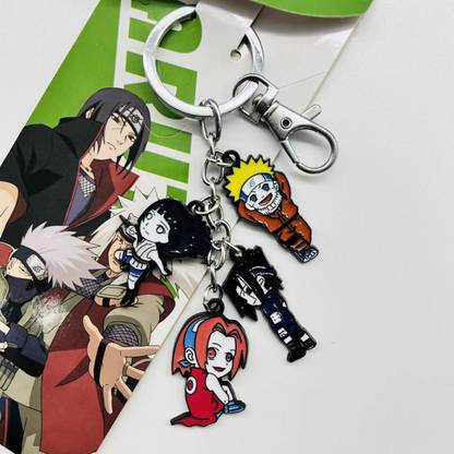 IDOLFIND Naruto, Hinata, Sasuke And Sakura Key Chain
