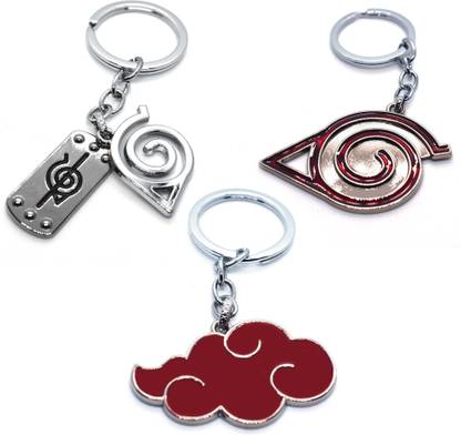 Masi Traders Naruto Keychains Combo Pack - Set of 3 Key Chain