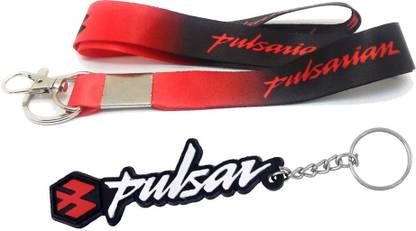 computronics pulsar id tag & rubber design ring Key Chain