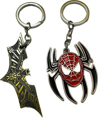 GKM Batman & SpiderMan high quality combo set keychain Key Chain