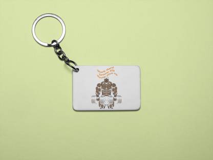 DOGAR ESSENTIALS Work Hard, Dream Big, Never Give Up - Printed Acrylic Keychain (Pack Of 2) Key Chain