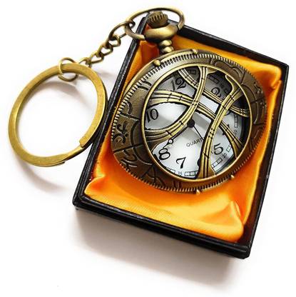 GSV Gandhi Watch Docter Eye Theme Designer Pocket Watch Key Chain Gandhi Style Key Chain