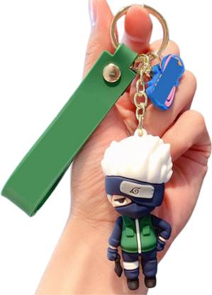 Funfob Anime Keychain with Hook & Straps Key Chain (kakashi keychain) Key Chain