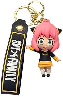 Funfob Spy X Family Anya Forger Keychain With Hook & Strap Key Chain