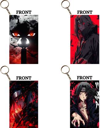Hariyaali Enterprises LLP Naruto ITACHI NOT EVIL ONLY GOOD Unique Style 4 pcs Combo Key Chain