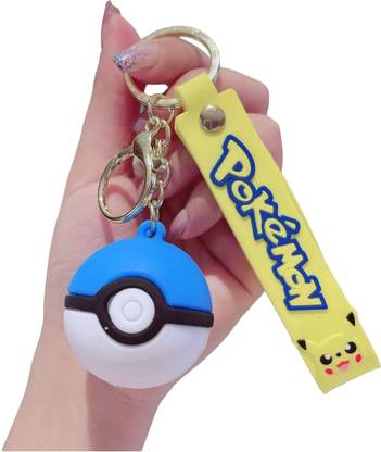 WHITE POPCORN Pokeball 3D Keychain| Strap Charm & Hook Key Chain