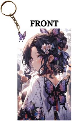 Hariyaali Enterprises LLP Demon Slayer SHINOBU KOCHO INSECT HASHIRA BUTTERFLIES Key Chain
