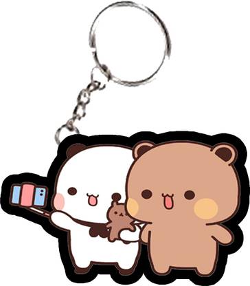 oll in one destination Bubu dudu printed keychain A5 Key Chain
