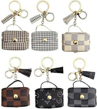 AMANVANI Small Coin Purse Keychain Lovely Coin Purse Wallet Keychain Charm Handbag Key Chain