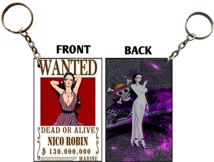Hariyaali ONE PIECE NICO ROBIN In White Dress Key Chain