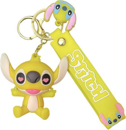 LABSDAR Silicone Reuben Lilo & Stitch Character Key Chain