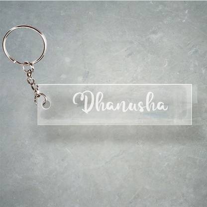 SY Gifts Dhanusha T Name Keychain F1 6871 Key Chain