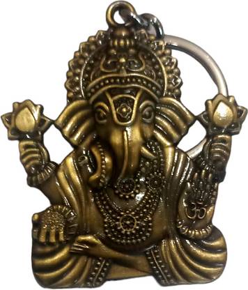 GXYS One Side Shri Ganesha Ganapati Deva Ji Key Chain