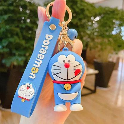 NSV Cute Cartoon Doraemon Keychain Creative Anime Cat Doraemon Children Bag Pendant Key Chain
