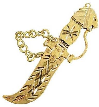 MODAROCK Designer Brass Key Blank Fit for Hero Bikes Left Cut Profile Key Chain